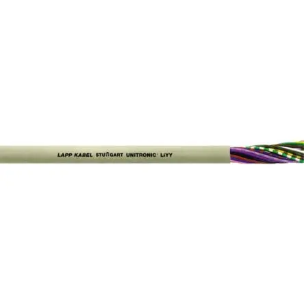 Produktfoto 1 von Lapp LiYY Datenkabel, 4-adrig x 0.34 mm² 22 Ungeschirmt Grau, 100 m, Polyvinylchlorid