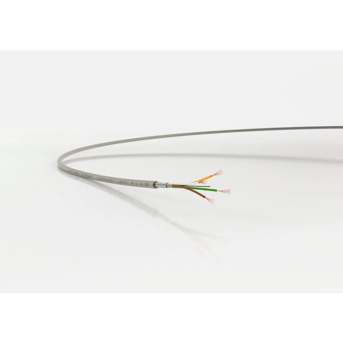Produktfoto 1 von Lapp LiYCY Datenkabel, 32-adrig 0.25 mm² Litze, 100 m Grau Ungeschirmt, Polyvinylchlorid