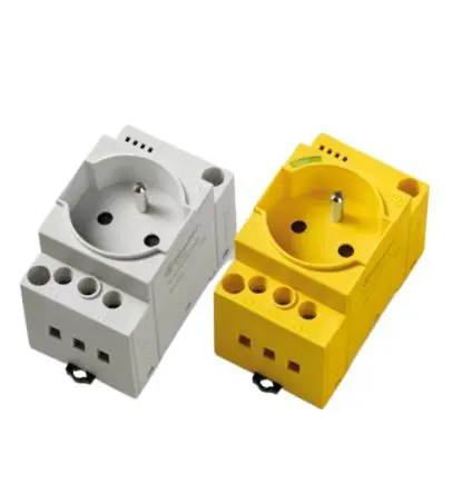 Produktfoto 1 von Finder 7U Steckdose Gelb, Grau / 16A