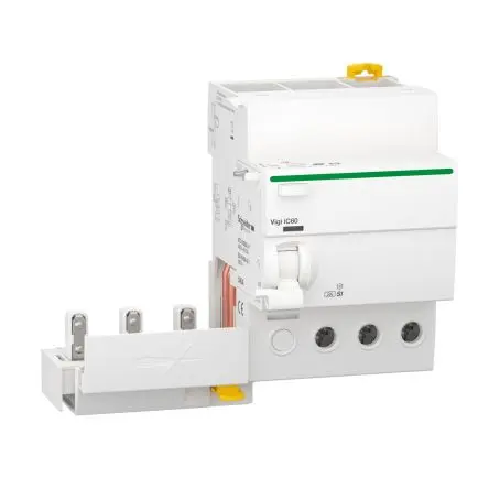 Produktfoto 1 von Schneider Electric Acti9 iC60 FI-Schutzschalter, 3-polig, 40A, 30 mA Typ A-SI Acti9 IEC/EN 61009-2-1, IEC 61009-1, EN