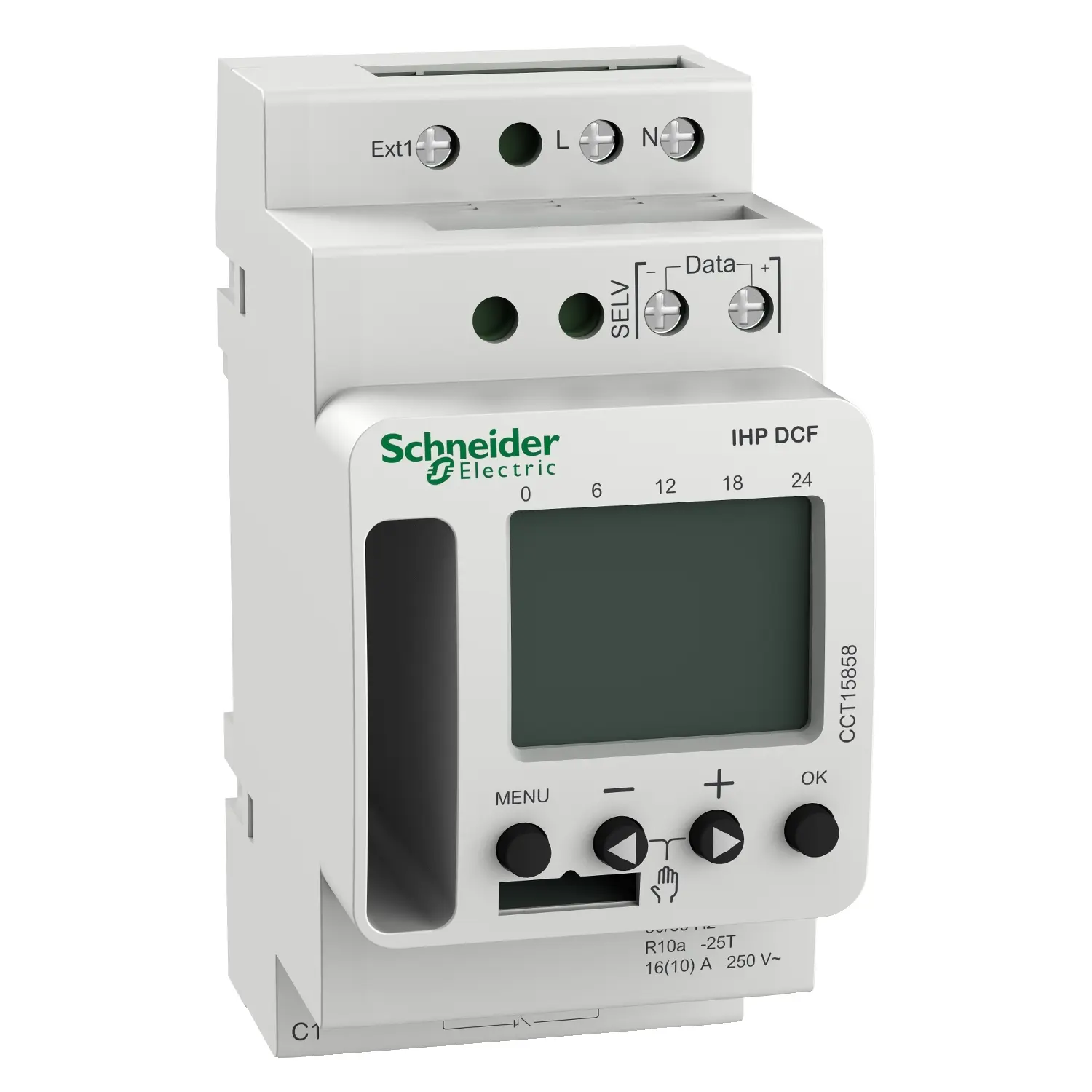 Produktfoto 1 von Schneider Electric Digital Acti9 Zeitschaltuhr 230 V, Wöchentlich, 1-Kanal, Schraube