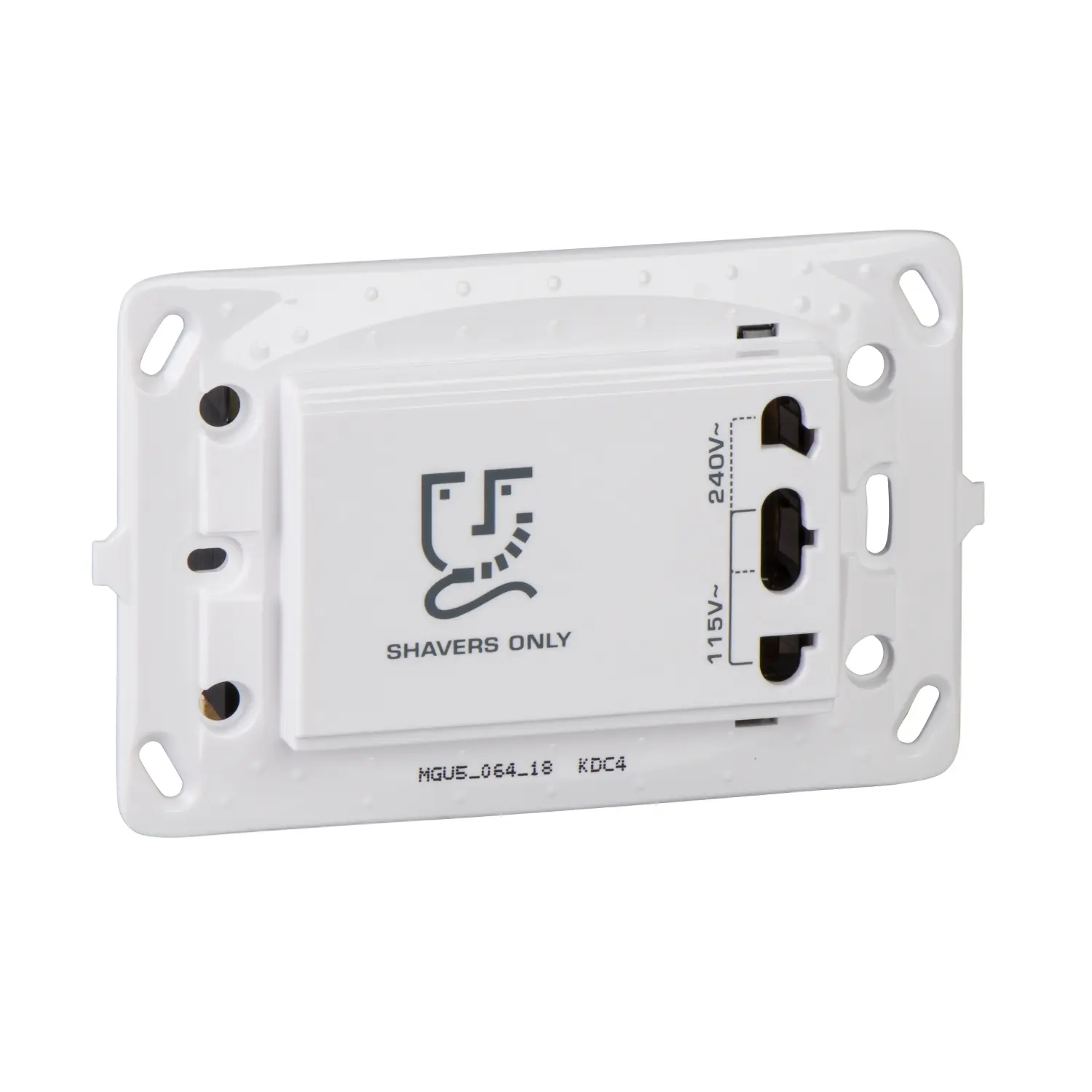 Produktfoto 1 von Schneider Electric Steckdose Wandmontage 1-fach Weiß