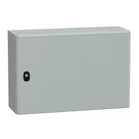Produktfoto 1 von Schneider Electric PanelSeT S3D; Gehäuse; Stahl; Grau; IK10 IP66 Breite 200 mm Höhe 400 mm Länge 600 mm