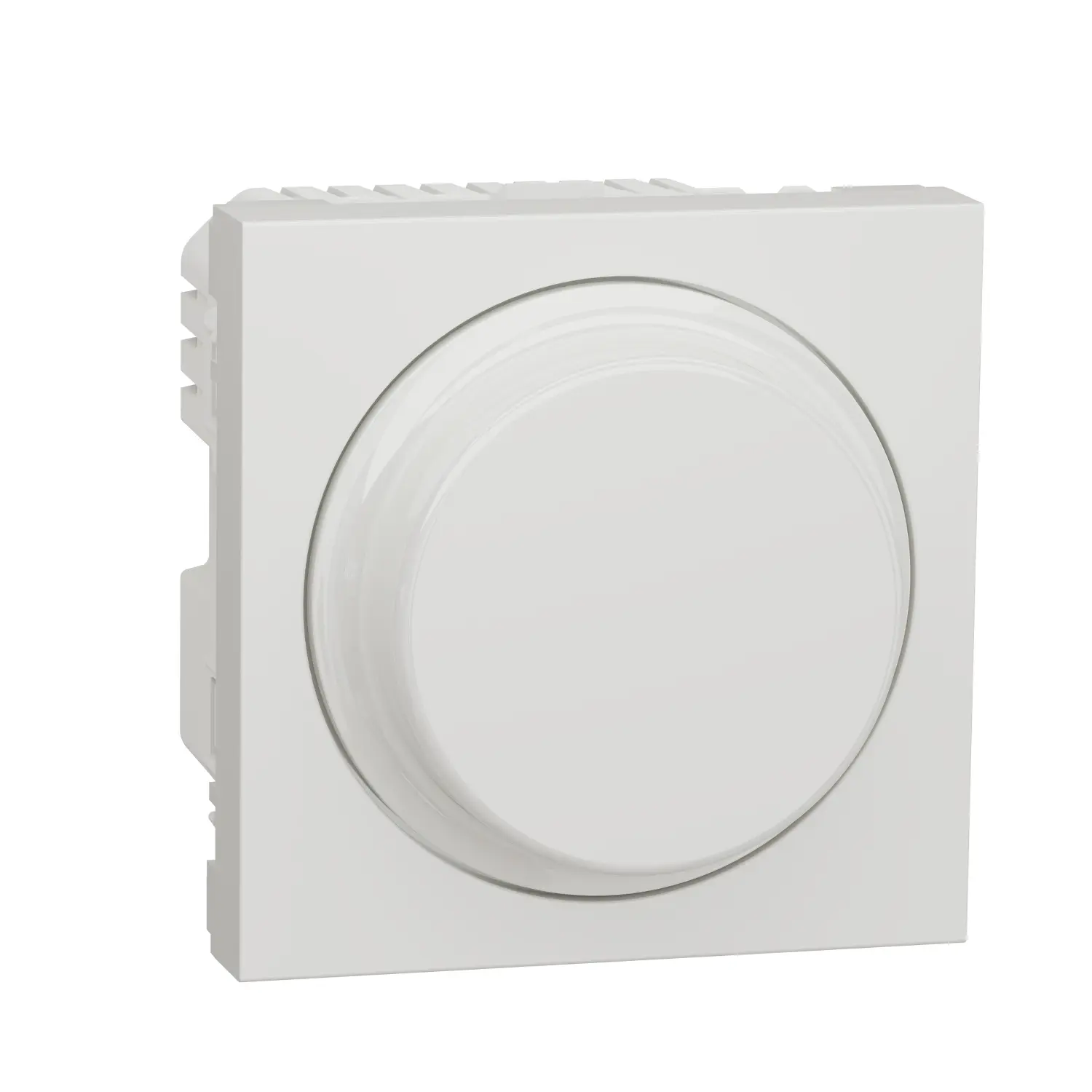Produktfoto 1 von Schneider Electric Unica Dreh-Dimmerschalter Drucktaster, 200W 230V ac 16A, 1 Auslass H. 45mm B. 45mm T. 47mm