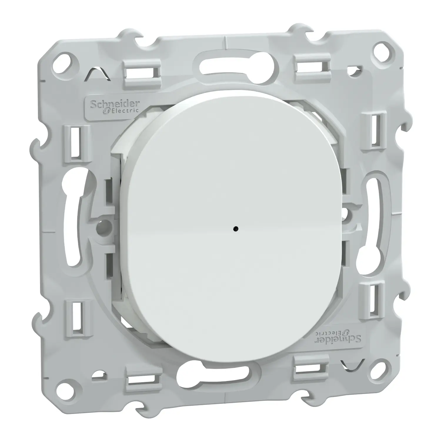 Produktfoto 1 von Schneider Electric Oval Dimmer, 2200 W 250 V 10 A H. 71 mm B. 71 mm T. 41 mm