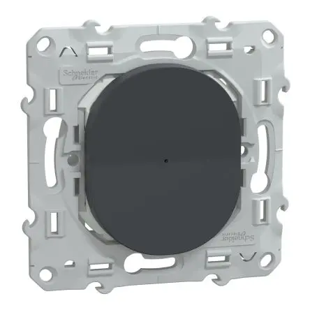 Produktfoto 1 von Schneider Electric Wiser Dimmer, 200 W 250V 16A H. 74.3 mm B. 74.3mm T. 38.75 mm
