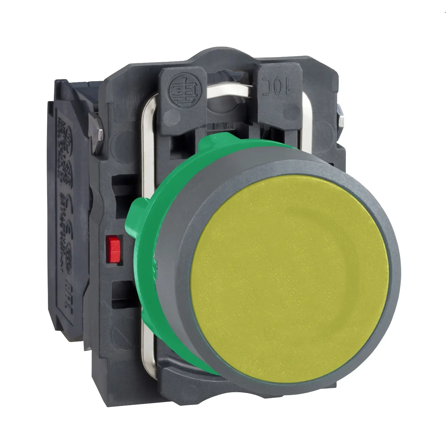 Produktfoto 1 von Schneider Electric XB5 Druckschalter Federrückstellung Panel Ø 22 mm, 1-poliger Umschalter / 3 A 600 V dc 240 V ac,