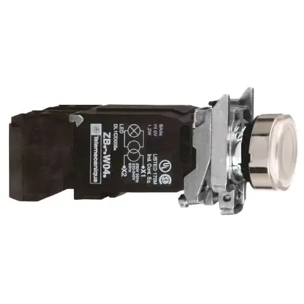 Produktfoto 1 von Schneider Electric Harmony Druckschalter Federrückstellung Panel Ø 22.5 mm, 1 Schließer/1 Öffner / 3A 600 V dc 240 V ac,