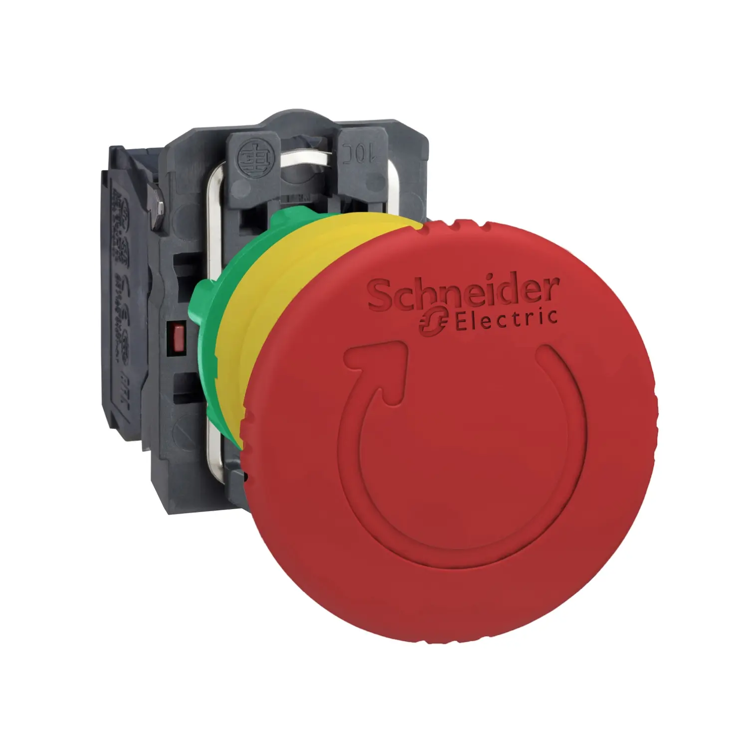 Produktfoto 1 von Schneider Electric Harmony XB5 Not-Aus-Drucktaster, Panel, Ø 22 mm, 2 Öffner, Rot IP40, IP66, IP69K, 40 mm, x 85 mm,