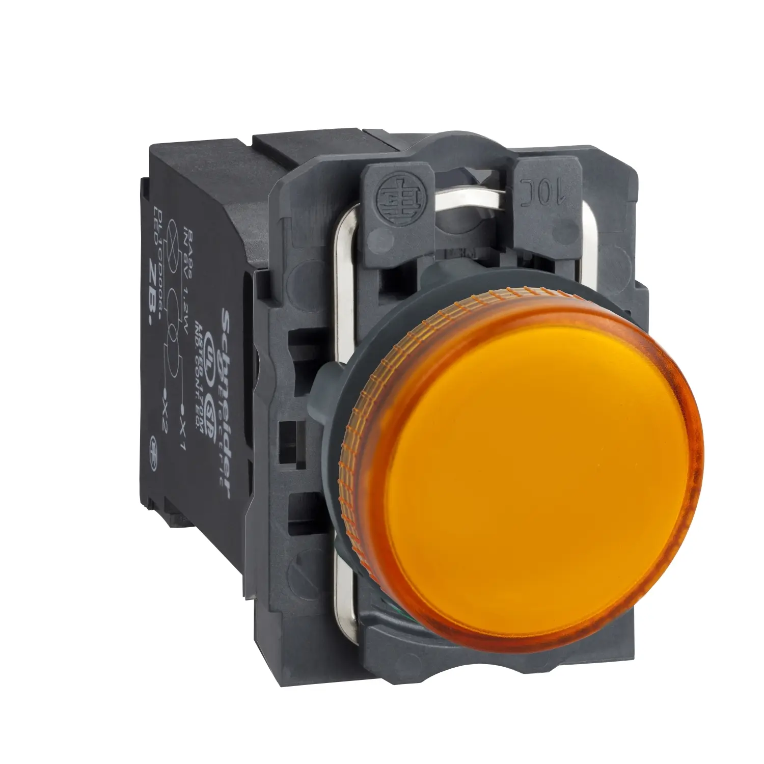 Schneider Electric Leuchtmelder XB5, Harmony XB5 230 → 240V ac Orange, Ausschnitt-Ø 22mm Glühlampe Bündige