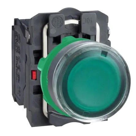 Produktfoto 1 von Schneider Electric Harmony Druckschalter Beleuchtet Federrückstellung Panel Ø 22.5 mm, 1 Schließer/1 Öffner / 3A 600 V