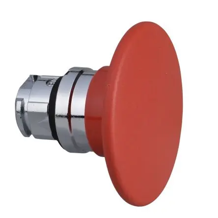 Produktfoto 1 von Schneider Electric Harmony Drucktastenkopf Ø 22 mm, Rot Federrückstellung Pilzkopf Pilzkopf Verchromtes Metall, IP66