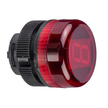 Produktfoto 1 von Schneider Electric Harmony LED-Anzeige 7 Segmente 1 Zeichen, Rot