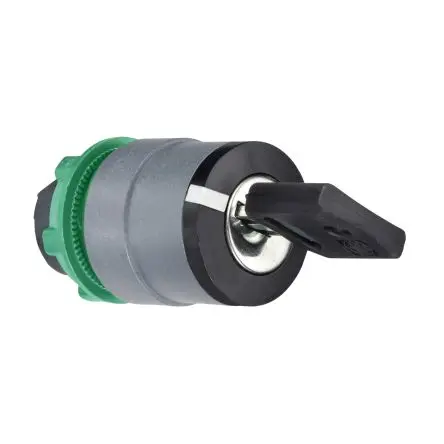 Produktfoto 1 von Schneider Electric Harmony Schlüsselschalterkopf 22 mm 2 Positionen 455 Rastung IP67, IP66