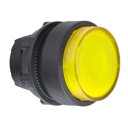 Produktfoto 1 von Schneider Electric Harmony Drucktastenkopf Ø 22 mm, Gelb Drücken Drücken Beleuchtet Rund Kunststoff, IP66