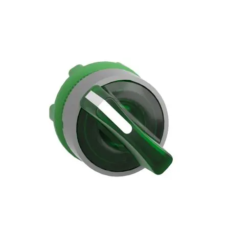 Produktfoto 1 von Schneider Electric Harmony Wählschalterkopf Beleuchtet 2-Positionen 22 mm Grün Rastung