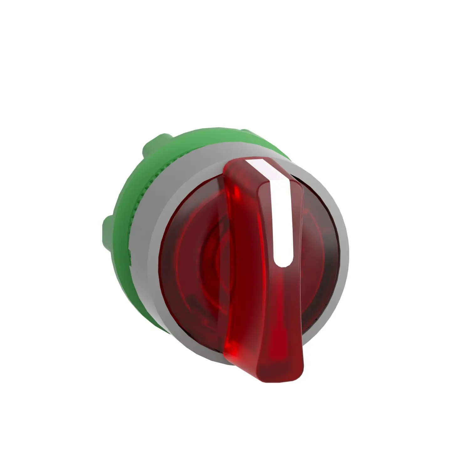 Produktfoto 1 von Schneider Electric ZB5 Wählschalterkopf Beleuchtet Rot 3-Positionen 22mm Drehschalter