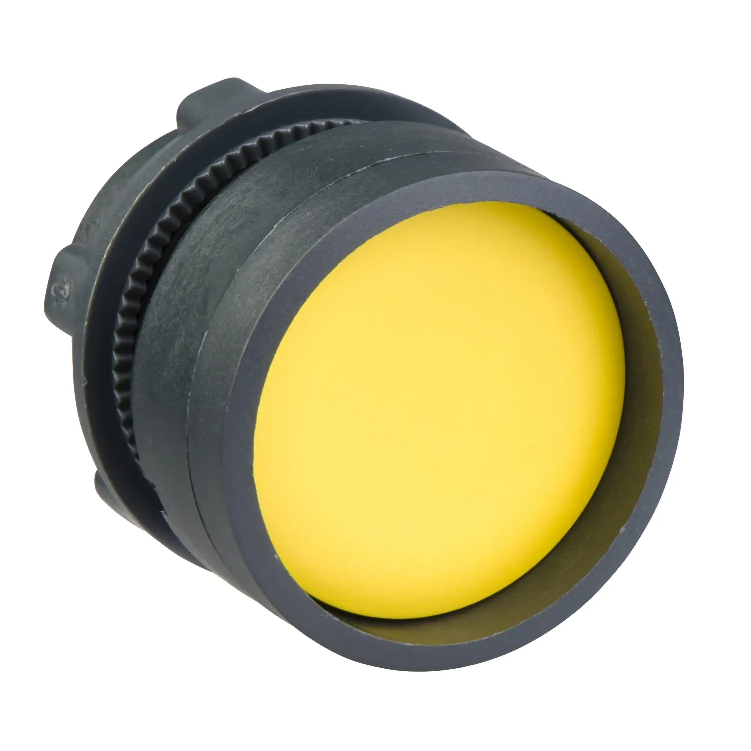 Produktfoto 1 von Schneider Electric Harmony XB5 Drucktastenkopf Ø 22 mm, Gelb Federrückstellung Rund Kunststoff, IP66