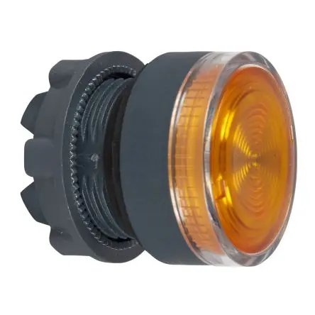 Produktfoto 1 von Schneider Electric Harmony Drucktastenkopf Ø 22 mm, Orange Federrückstellung Bündig, beleuchtet Rund Kunststoff, IP69