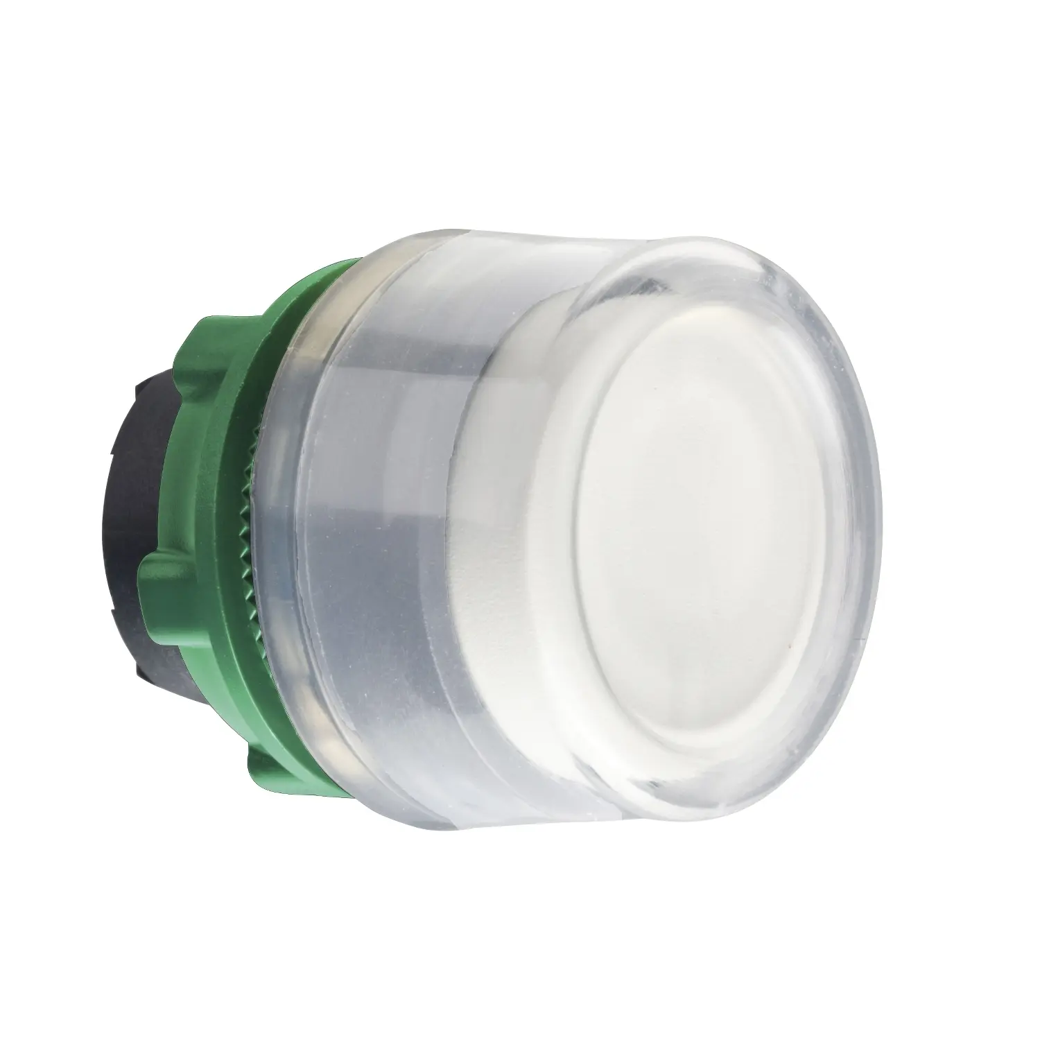 Produktfoto 1 von Schneider Electric Harmony XB5 Drucktastenkopf Ø 22 mm, Weiß Federrückstellung Beleuchtet Rund Kunststoff, IP66