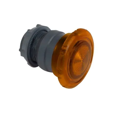 Produktfoto 1 von Schneider Electric Harmony Drucktastenkopf Ø 22 mm, Orange Rastend Beleuchtet Rund Kunststoff, IP66