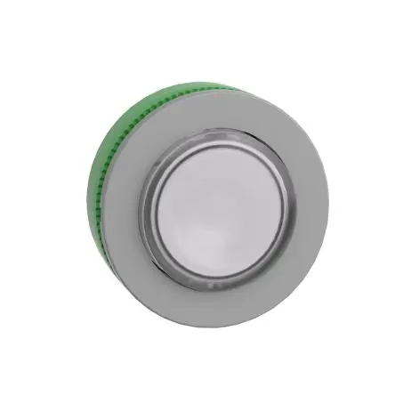 Produktfoto 1 von Schneider Electric Harmony XB5 Drucktastenkopf Ø 30.5 mm, Weiß Federrückstellung Beleuchtet Rund Kunststoff, IP66