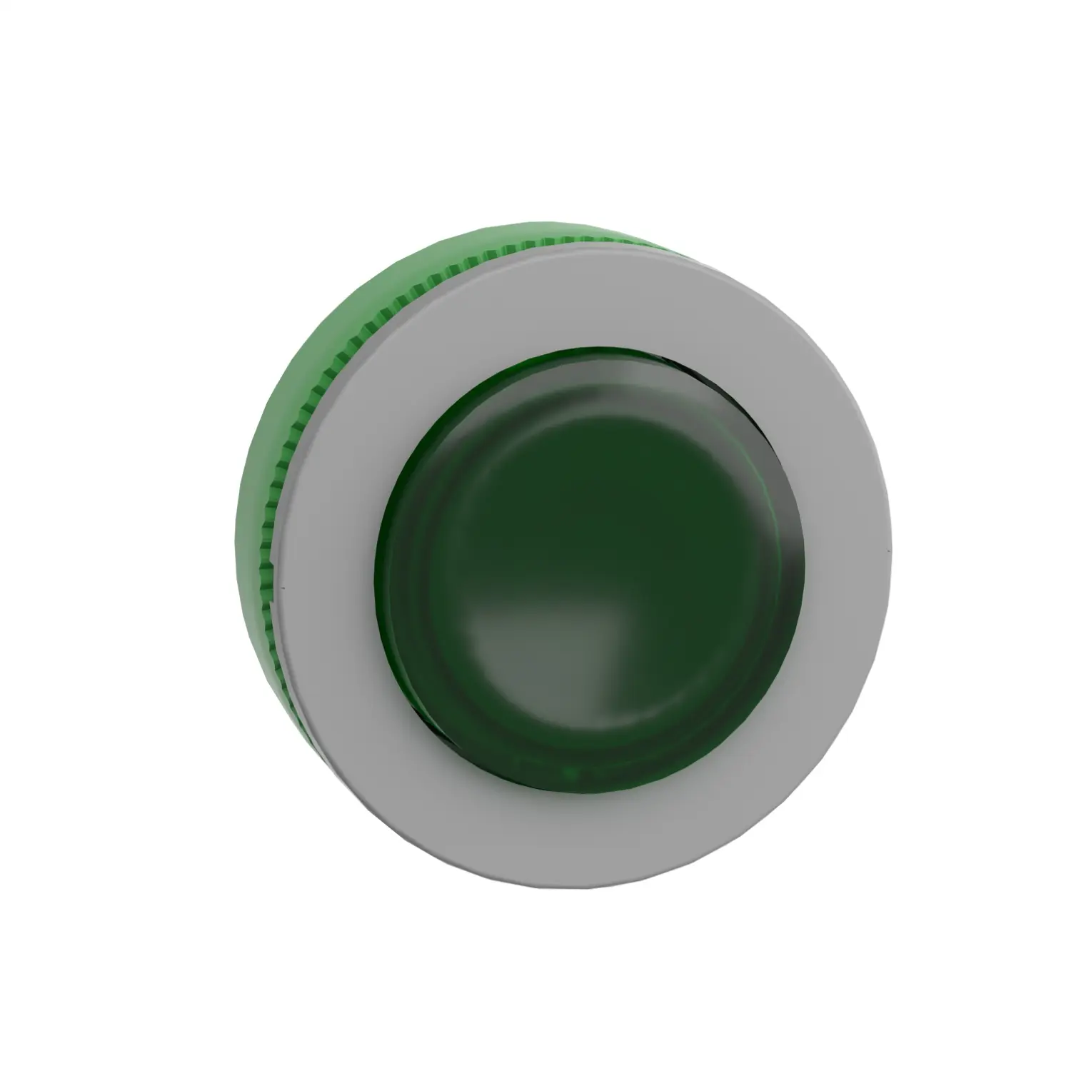 Produktfoto 1 von Schneider Electric Harmony XB5 Drucktastenkopf Ø 30.5 mm, Grün Federrückstellung Beleuchtet Rund Kunststoff, IP66