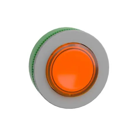 Produktfoto 1 von Schneider Electric Harmony Drucktastenkopf Ø 30.5 mm, Orange Federrückstellung Beleuchtet Rund Kunststoff, IP66