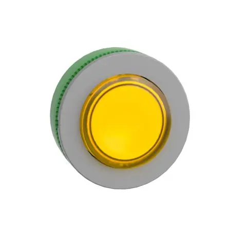 Produktfoto 1 von Schneider Electric Harmony Drucktastenkopf Ø 30.5 mm, Gelb Federrückstellung Beleuchtet Rund Kunststoff, IP66