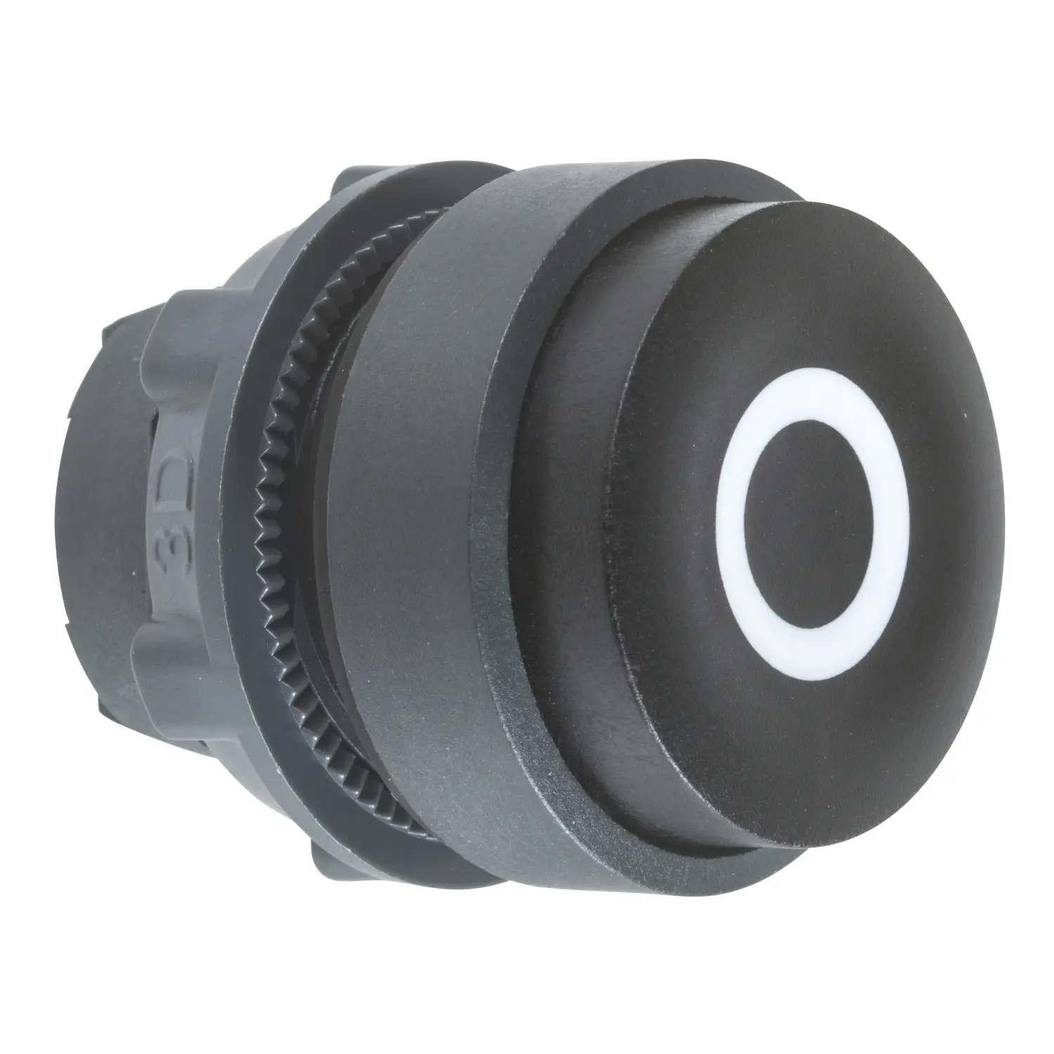 Produktfoto 1 von Schneider Electric Harmony XB5 Drucktastenkopf Ø 22 mm, Schwarz Federrückstellung Rund Kunststoff, IP66