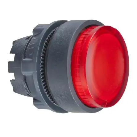 Produktfoto 1 von Schneider Electric Harmony Drucktastenkopf Ø 22 mm, Rot Federrückstellung Beleuchtet Rund Kunststoff, IP66