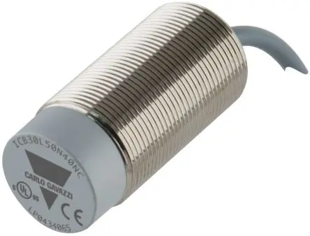 Produktfoto 1 von Carlo Gavazzi ICB30 M30 Induktiver Näherungssensor, Gewinderohr NPN / 200mA 40 mm, IP67 36 V dc