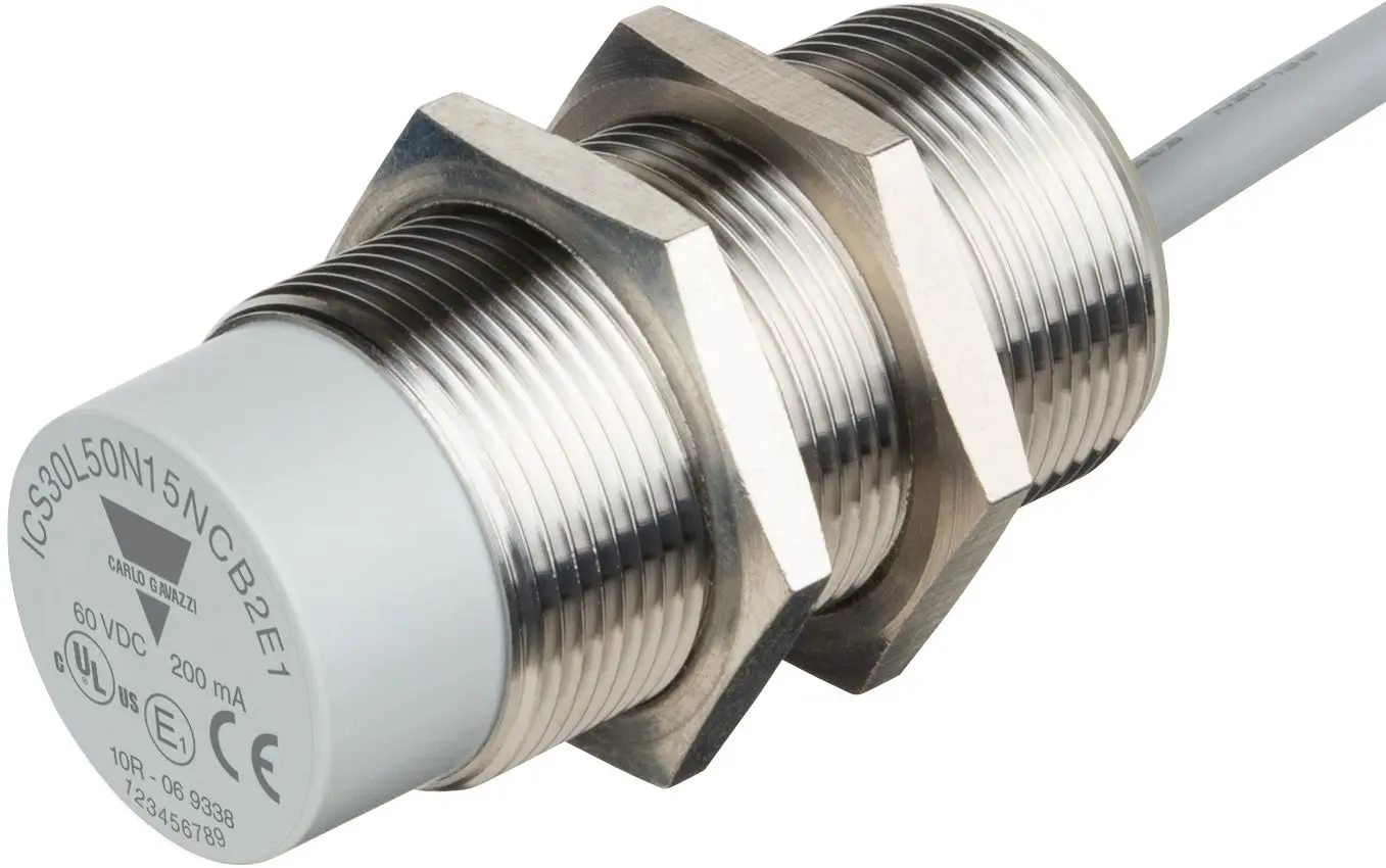 Carlo Gavazzi ICS30 M30 Näherungssensor Induktiv, Gewinderohr 22 mm NPN 8 → 60 V dc / 200 mA NO, IP67, IP68,