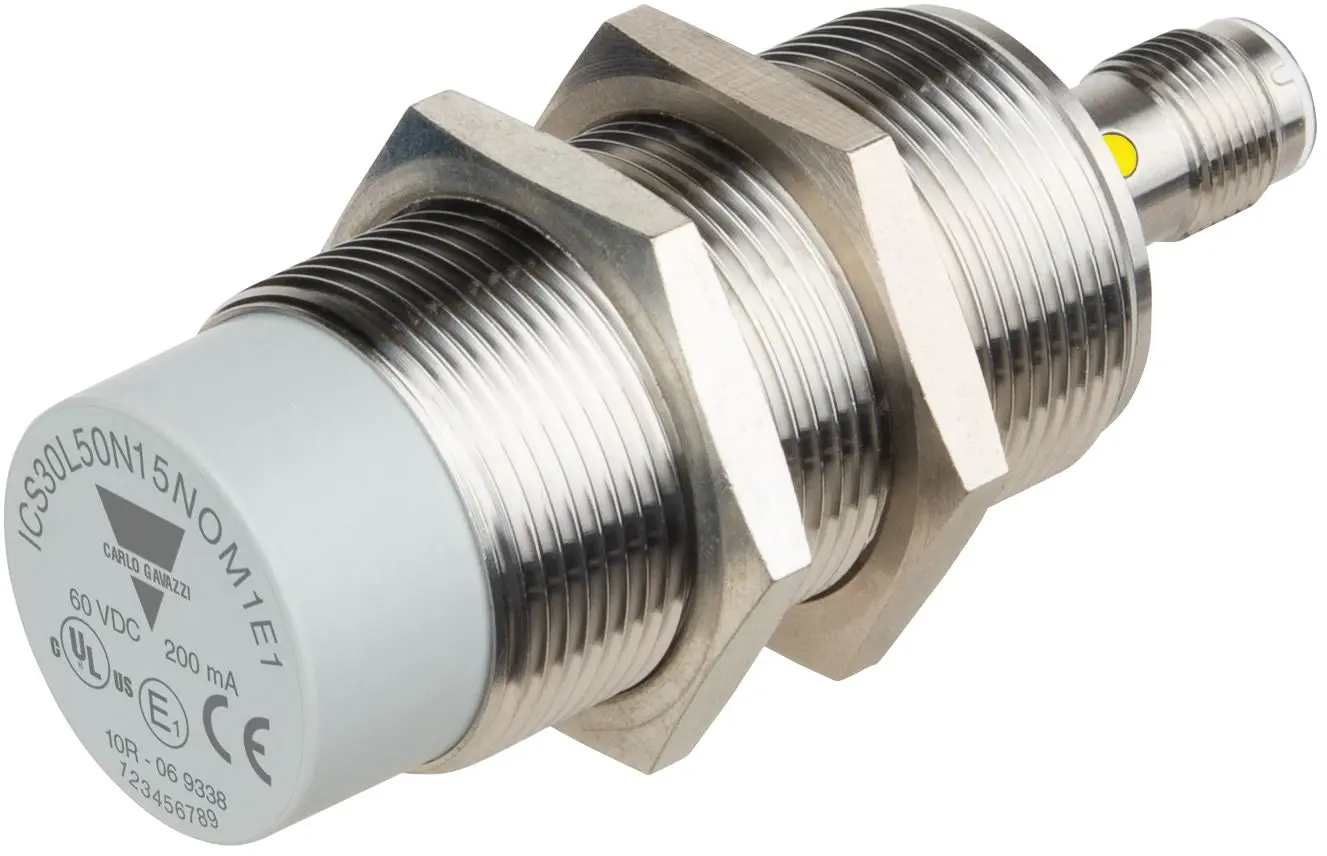 Carlo Gavazzi ICS30 M30 Näherungssensor Induktiv, Gewinderohr 22 mm NPN 8 → 60 V dc / 200 mA NO, IP67, IP68,