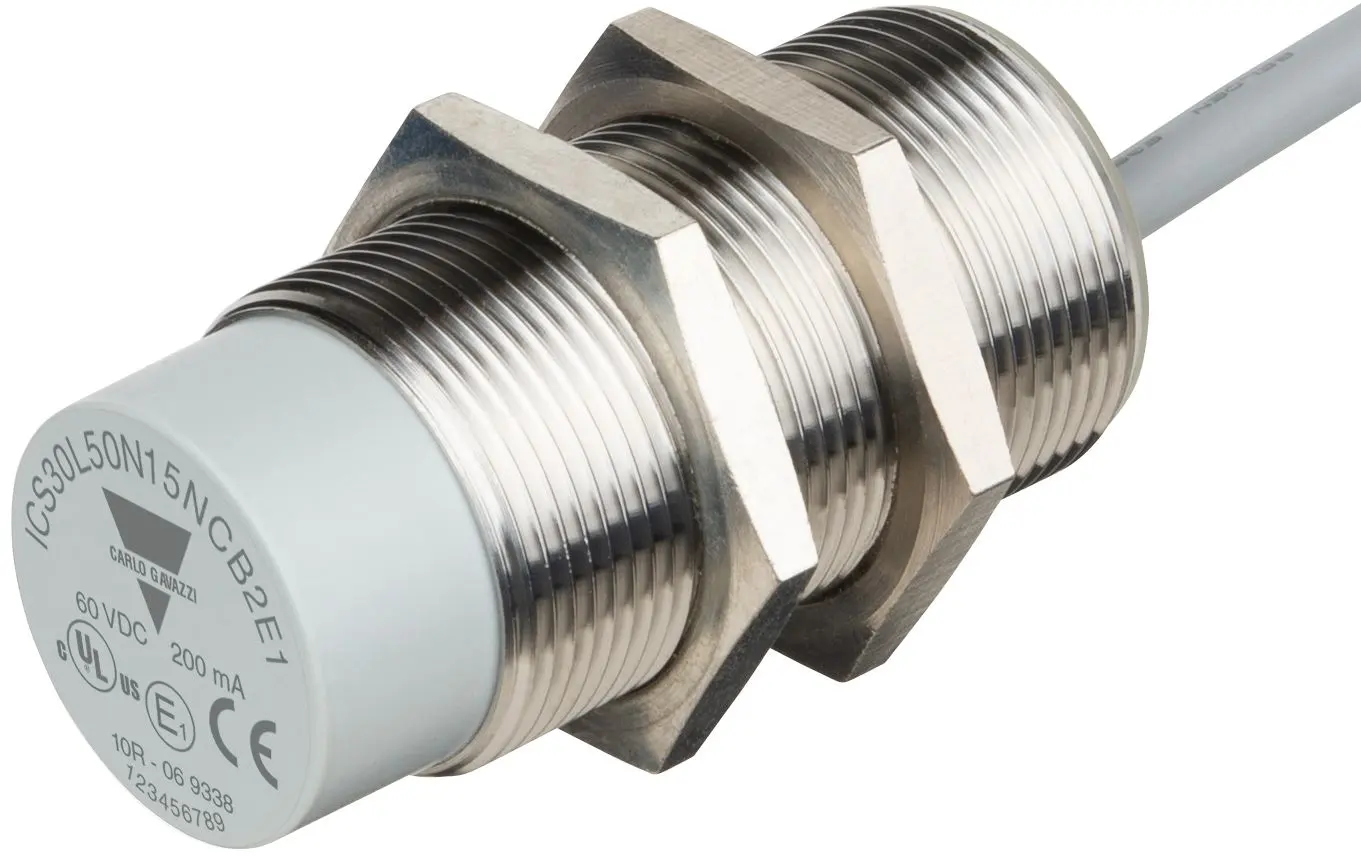 Produktfoto 1 von Carlo Gavazzi ICS30 M30 Näherungssensor Induktiv, Gewinderohr 22 mm PNP 8 → 60 V dc / 200 mA NC, IP67, IP68,