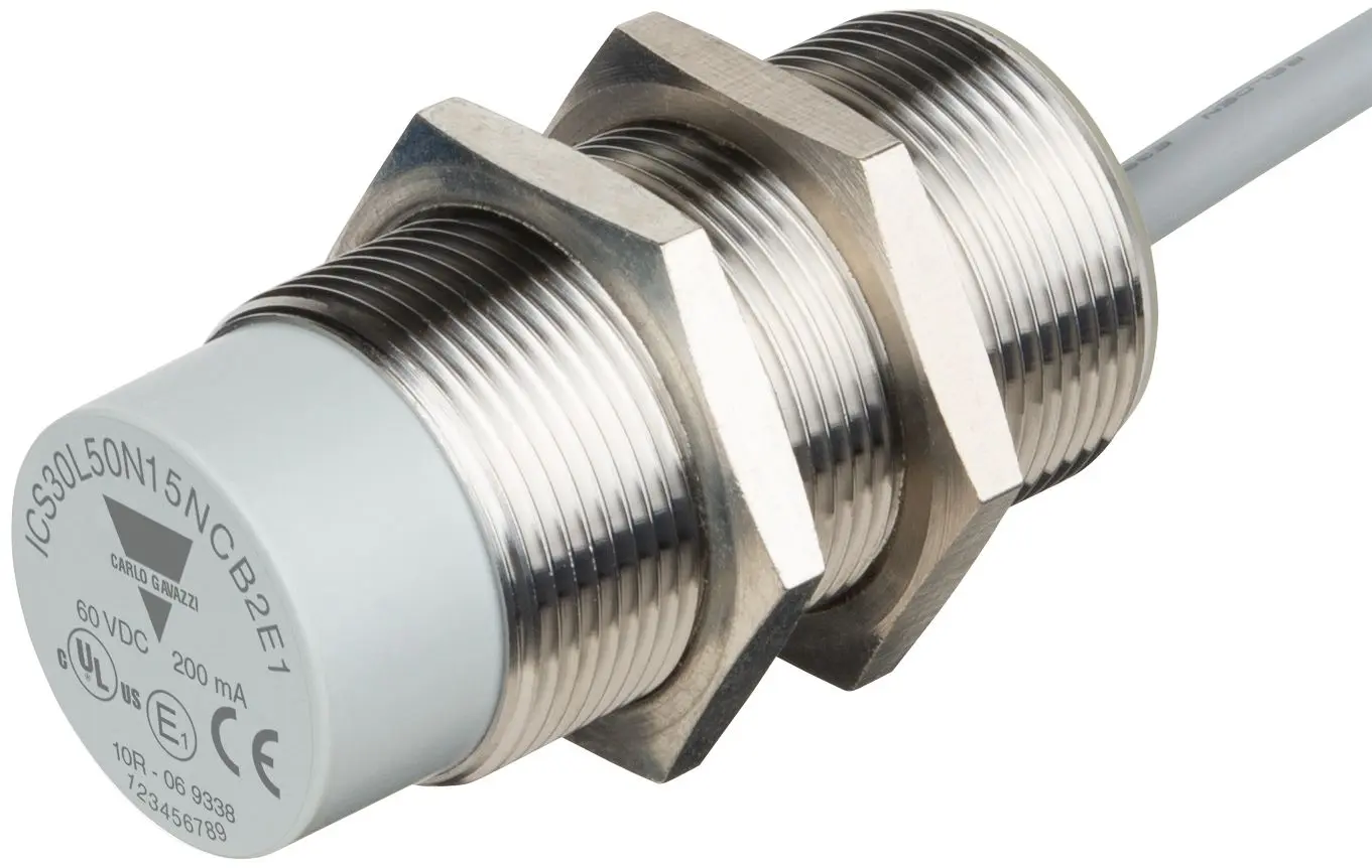 Produktfoto 1 von Carlo Gavazzi ICS30 M30 Näherungssensor Induktiv, Gewinderohr 22 mm PNP 8 → 60 V dc / 200 mA NO, IP67, IP68,