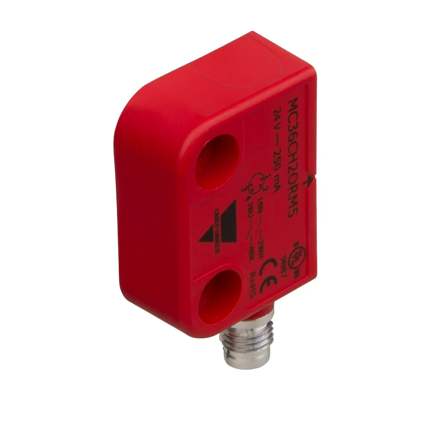 Produktfoto 1 von Carlo Gavazzi MC36C Kabel Sicherheitsschalter aus Kunststoff 12 → 24V ac/dc, 2NO