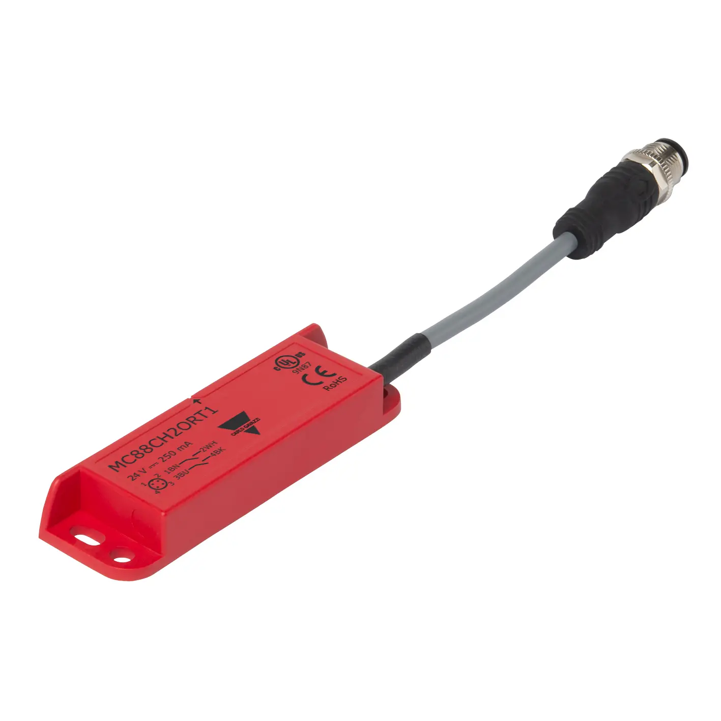 Carlo Gavazzi MC88C Kabel Sicherheitsschalter aus Kunststoff 12 → 24V ac/dc, 2NO