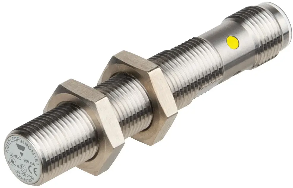 Produktfoto 1 von Carlo Gavazzi ICS12 M12 Näherungssensor Induktiv, Gewinderohr 4 mm PNP 8 → 60 V dc / 200 mA NC, IP67, IP68, IP69K