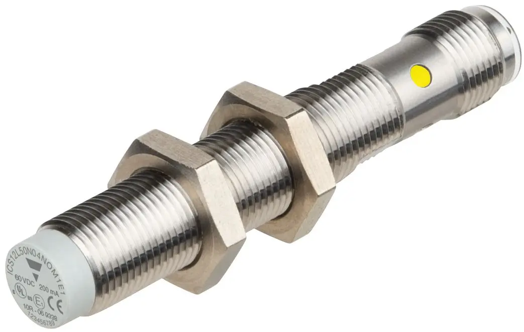 Produktfoto 1 von Carlo Gavazzi ICS12 M12 Näherungssensor Induktiv, Gewinderohr 8 mm PNP 8 → 60 V dc / 200 mA NC, IP67, IP68, IP69K