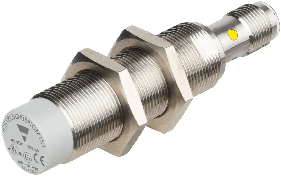 Produktfoto 1 von Carlo Gavazzi ICS18 M18 Näherungssensor Induktiv, Gewinderohr 14 mm PNP 8 → 60 V dc / 200 mA NC, IP67, IP68,