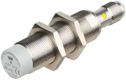 Produktfoto 1 von Carlo Gavazzi ICS18 M18 Induktiver Näherungssensor, Gewinderohr PnP / 200mA 14 mm, IP67, IP68, IP69K 60 V dc