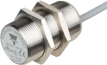 Produktfoto 1 von Carlo Gavazzi ICS30 M30 Induktiver Näherungssensor, Gewinderohr NPN / 200mA 15 mm, IP68, IP67, IP69K 60 V dc