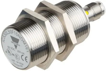 Produktfoto 1 von Carlo Gavazzi ICS30 M30 Induktiver Näherungssensor, Gewinderohr PnP / 200mA 15 mm, IP67, IP68, IP69K 60 V dc