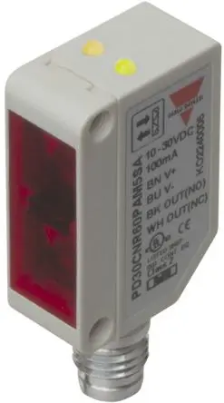 Produktfoto 1 von Carlo Gavazzi Rechteckig Optischer Sensor, Diffus-reflektierend, PnP Ausgang, Kabel