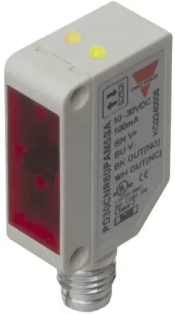 Produktfoto 1 von Carlo Gavazzi Rechteckig Optischer Sensor, Polarisierter retroreflektierender, NPN Ausgang, M8-Steckverbinder