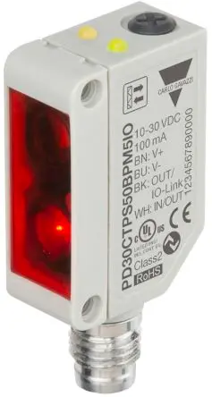 Produktfoto 1 von Carlo Gavazzi Rechteckig Optischer Sensor, Polarisierter retroreflektierender, PNP/NPN Ausgang, M8-Steckverbinder