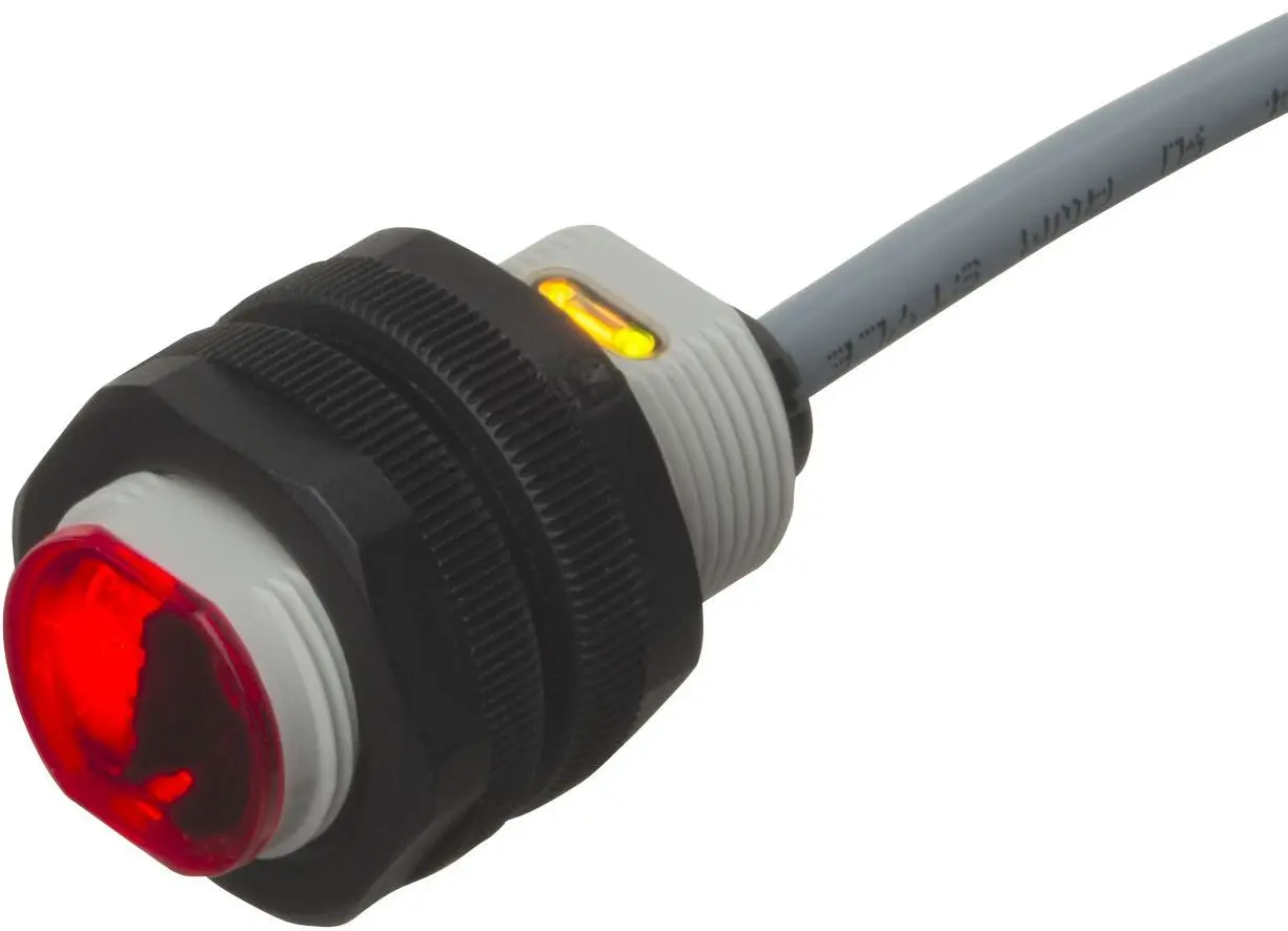 Produktfoto 1 von Carlo Gavazzi zylindrisch Optischer Sensor, Polarisiert retroreflektierend, Bereich 5000 mm, PNP Ausgang,