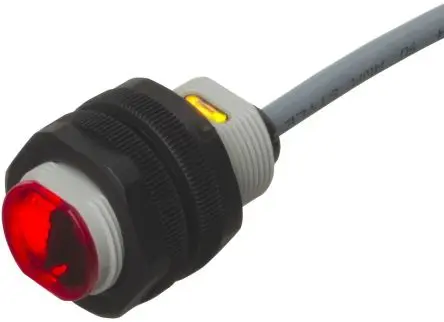 Produktfoto 1 von Carlo Gavazzi Zylinderförmig Optischer Sensor, Durchgangsstrahl, NPN Ausgang, Kabel