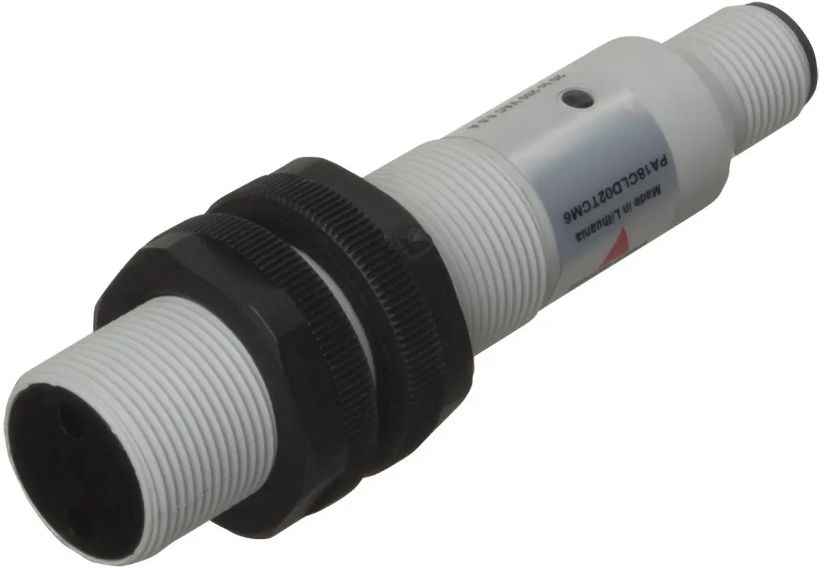 Produktfoto 1 von Carlo Gavazzi zylindrisch Optischer Sensor, Diffuse Reflektor, Bereich 0 → 200 mm, Zwei Draht Ausgang,